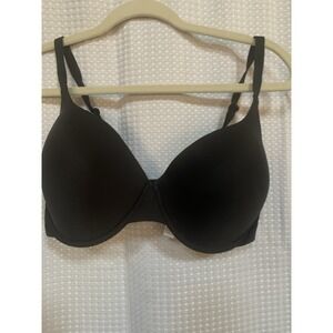 Gilligan & Omalley 36DD  Everyday Bra Lined Black Underwire Adjustable